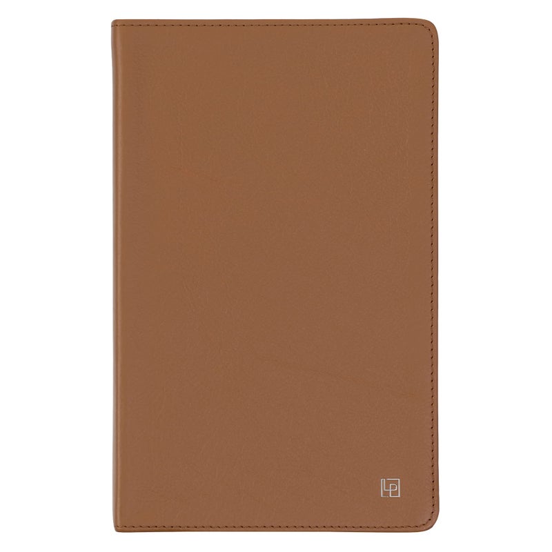 Leatherpress Classic Leather Notebook Writing Journal, Softcover, Narrow Ruled, Table of Contents and Numbered Pages - Image 1