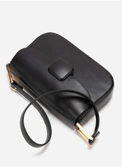 Loquat Ladies'Fashionable Candy Color Bag Handbag Single Shoulder Crossbody Bags Black  - Image 2
