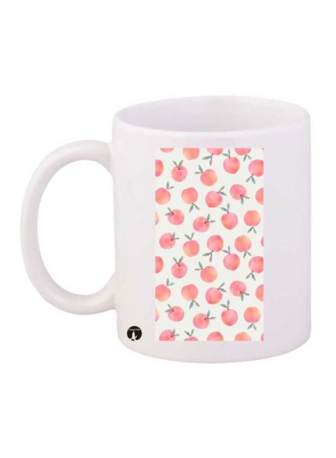 RYN Flower Printed Coffee Mug White/Pink/Green