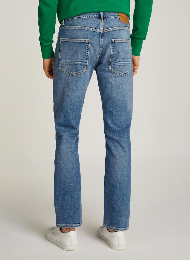 TOMMY HILFIGER Stright Fit Mid Wash Jeans  - Image 2