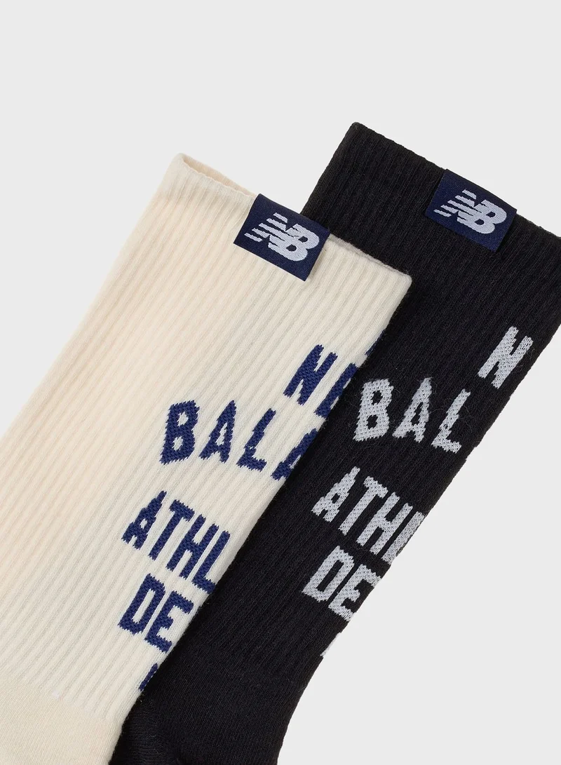 نيو بالانس 2 Pack Midcalf Socks
