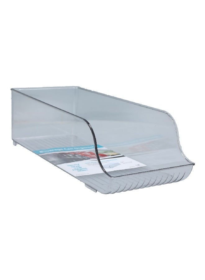 Felli Multifunctional Pullable Plastic Refrigerator Beverage Can Organizer Clear 34.5 x 14 x 10 cm FF-8106 - Image 2