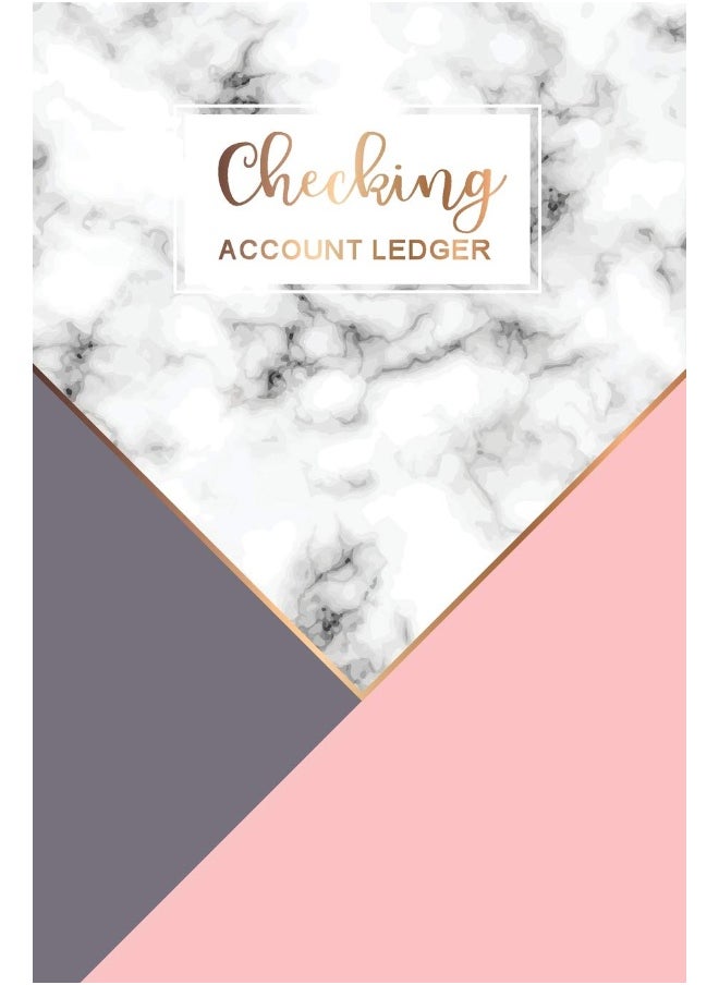 null - Checking Account Ledger: Marble Cover 6 Column Payment Record and Tracker Log Book Checking Account Transaction Register Checkbook Balance Logbook - Image 1