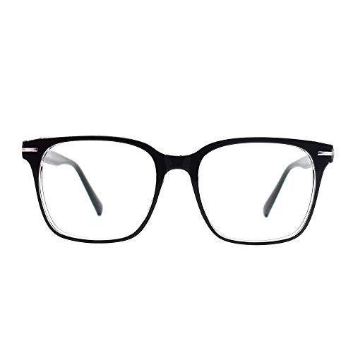 Peter Jones Square Blue Light Blocking Reading Glasses for Men and Women, Computer Readers UV Protection lenses (AG138, SIZE MEDIUM) - Image 4