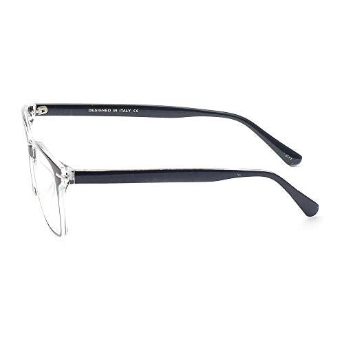 Peter Jones Square Blue Light Blocking Reading Glasses for Men and Women, Computer Readers UV Protection lenses (AG138, SIZE MEDIUM) - Image 5