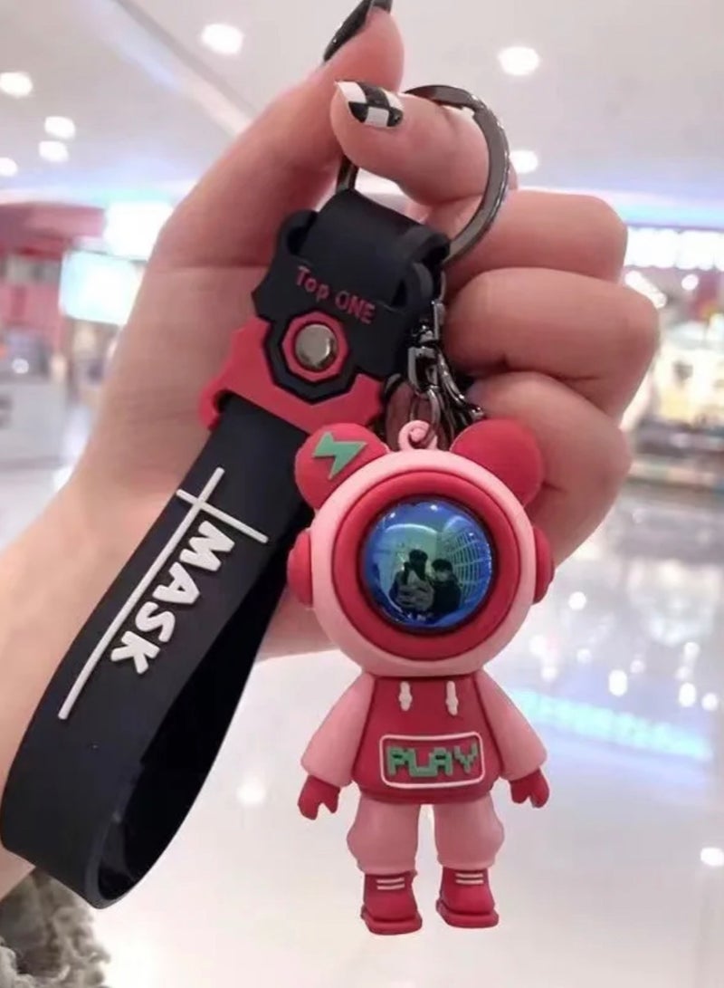 جاست فور يو سلسلة مفاتيح وميدالية بخطاف عصرية متعددة الاستخدام - Image 2