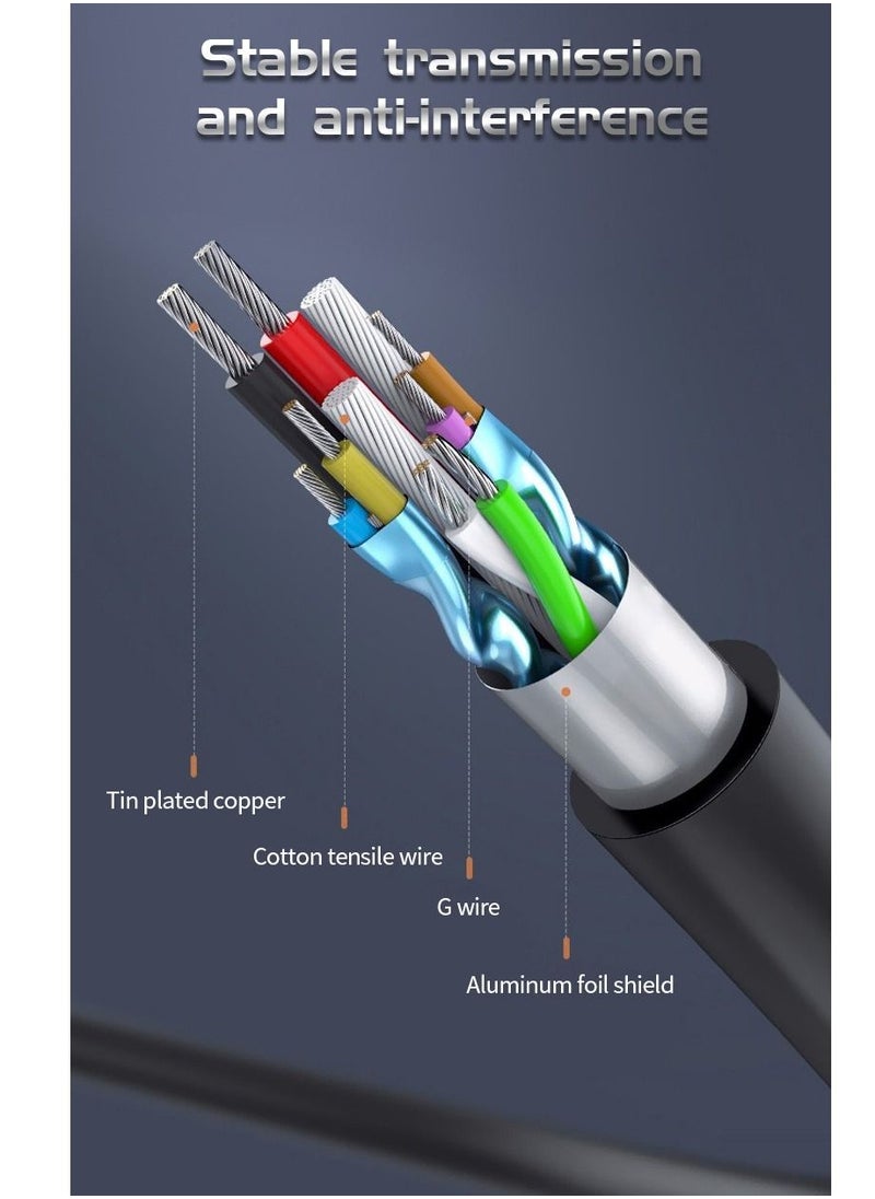 ماركة غير محددة محور USB ، محور كمبيوتر محمول ، مقسم ، موسع ، طول الكابل 1.2 متر  - Image 5