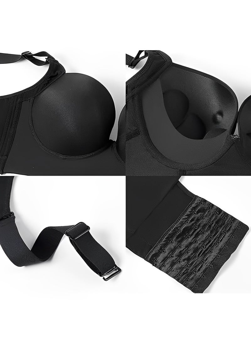 REOCLE Women's Filifit Sculpting Uplift Bra Fashion Deep Cup Bra Full Back Coverage Slimming Bra Plus Size Push Up Sport Bra - Image 2