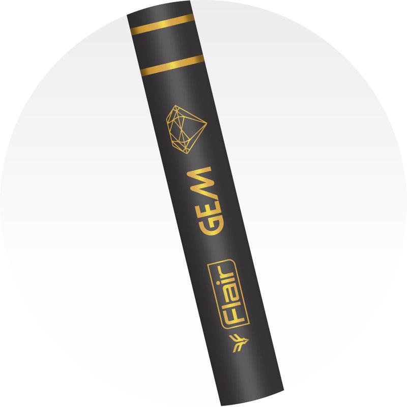 FLAIR Creative Series Gem 2B Graphite Pencil Tumbler | Extra Dark Pencil | Black Matte Finish Body | Lightweight With Comfortable Grip | Pack of 50 Pencils - Image 4