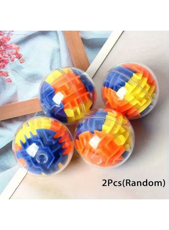 قطعتان 3D كرة الذاكرة الجاذبية ألعاب لغز متاهة شفافة لعبة تعليمية محيرة للدماغ - Image 1