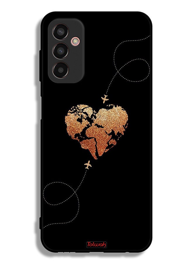 Tolwak غطاء حماية لهاتف سامسونج جالكسي M13 - طائرات تلامس القلب - Image 2