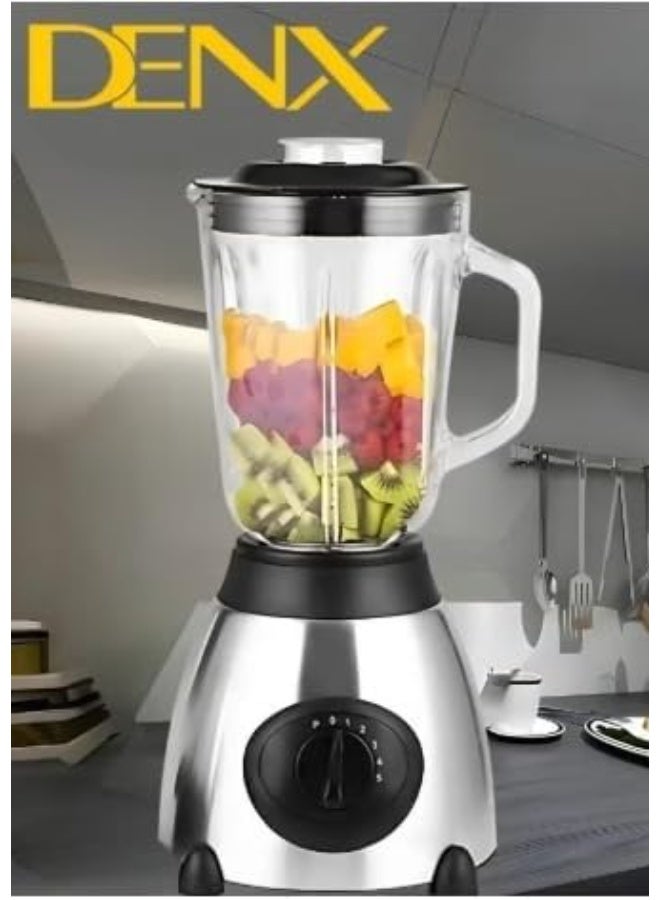 دينكس خلاط دينكس عالي الطاقة، 2800 واط، 5 مستويات طاقة، وعاء عميق، سعة 1.5 لتر - Image 2