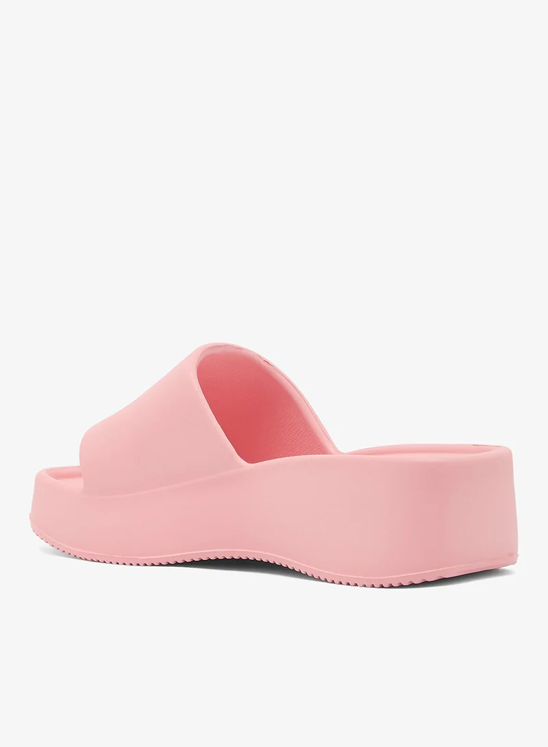 Ginger Pink Thick Sole Sandals for Women | Best Price UAE