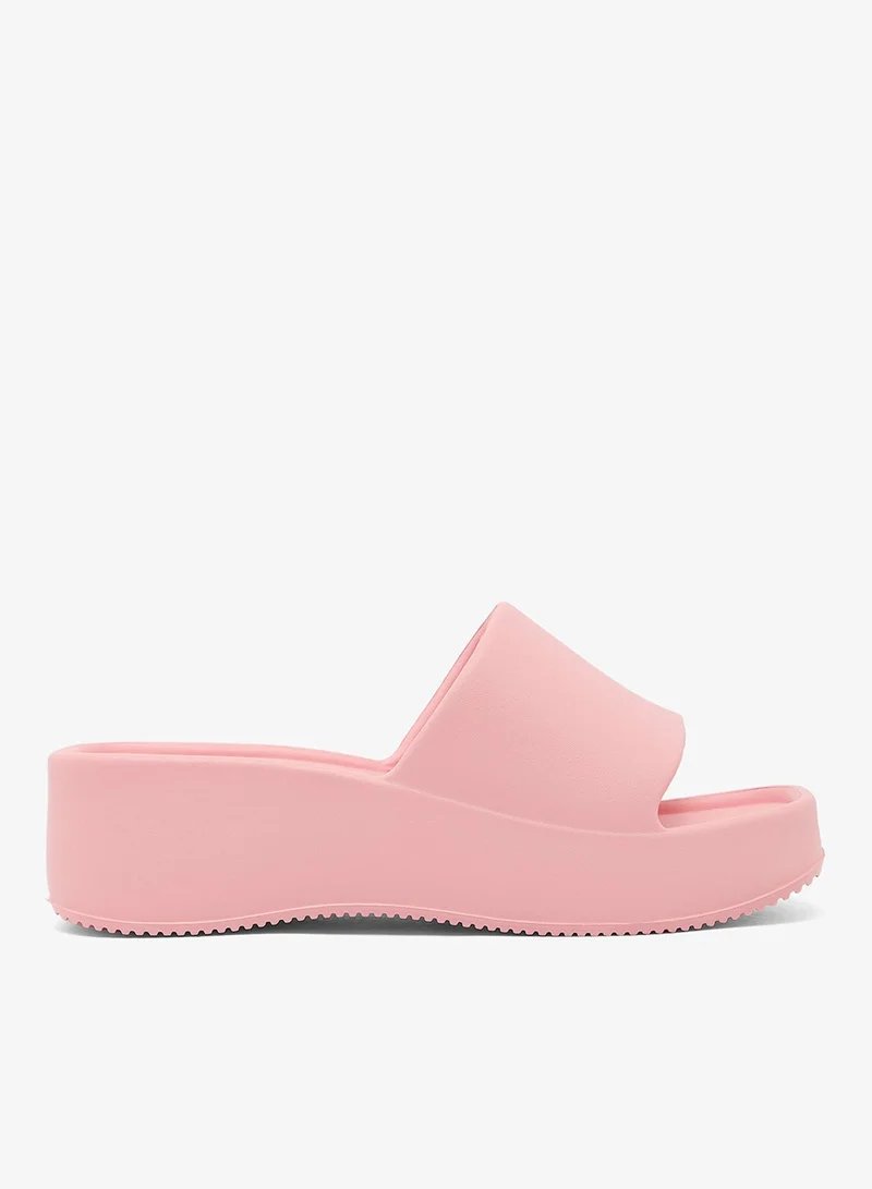 Ginger Pink Thick Sole Sandals for Women | Best Price UAE