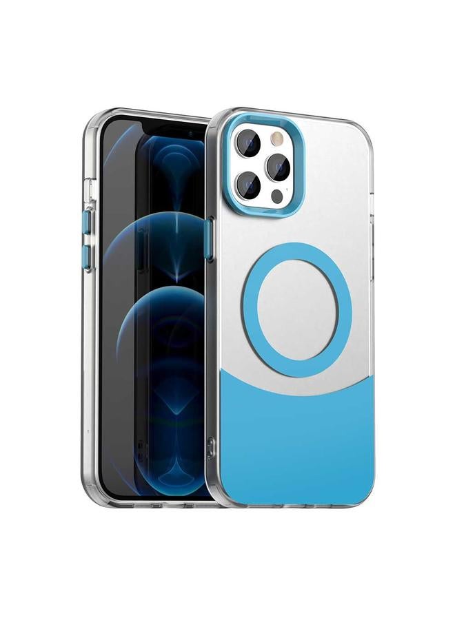 Zaboon Case For iPhone 13 Pro Max Color Blocking Series MagSafe Magnetic PC Hybrid TPU Phone Case - Image 1