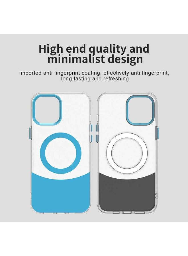 Zaboon Case For iPhone 13 Pro Max Color Blocking Series MagSafe Magnetic PC Hybrid TPU Phone Case - Image 4