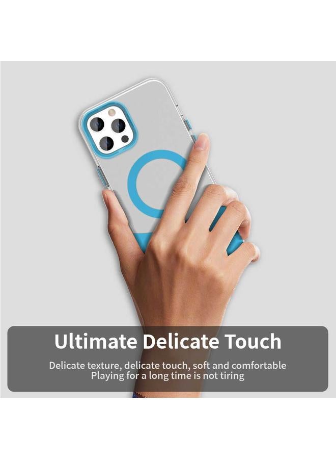 Zaboon Case For iPhone 13 Pro Max Color Blocking Series MagSafe Magnetic PC Hybrid TPU Phone Case - Image 3