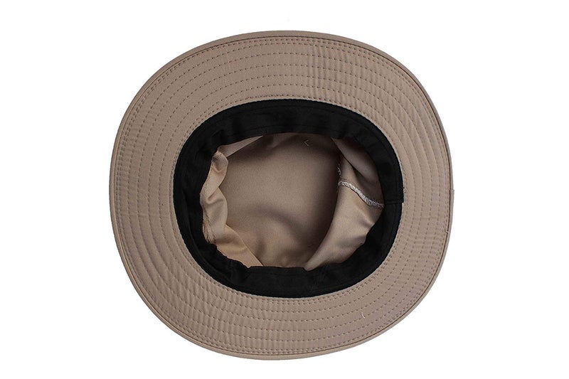 KETKAR Wool Sun Protection Cap For Men, Beach Fishing Hat, Summer Hat For Men, Round Sun Cap For Hiking, Fishing, Gardning, Travel_Pack Of 01(Free Size,Khaki) - Image 3