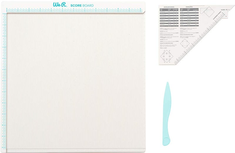 We R Memory Keepers, Trim and Score Board, Includes 12x12 Inch Board and One Scoring Tool, Cuts Large Scrapbook Pages, Small Embellishments, Sturdy Locking, Precise Blades, with Storage Compartment - Image 3