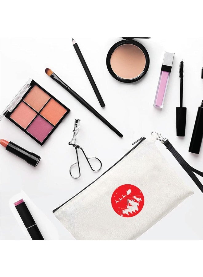 برينت شوب فور مي حقيبة مستحضرات تجميل لعيد الميلاد - حقيبة مكياج - جيب كامل بسحاب - هدية عيد الميلاد لعشاق المكياج - هدية لعيد الميلاد - Image 2