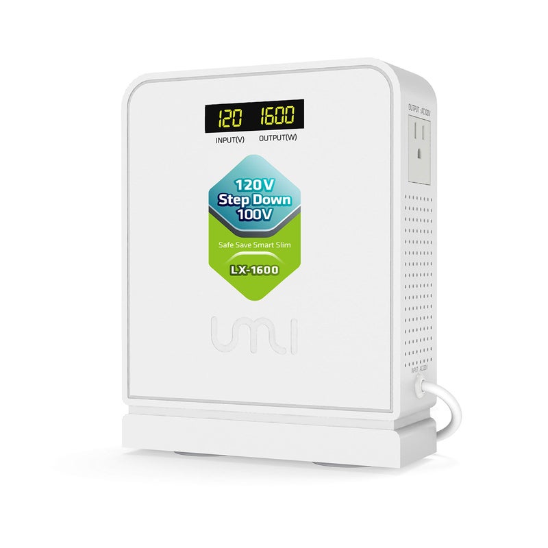 120V to 100V Voltage Converter 1600watts Step Down toroidal Voltage Converter for Japan appliances Used in USï¼»CE, CQC Certifiedï¼½