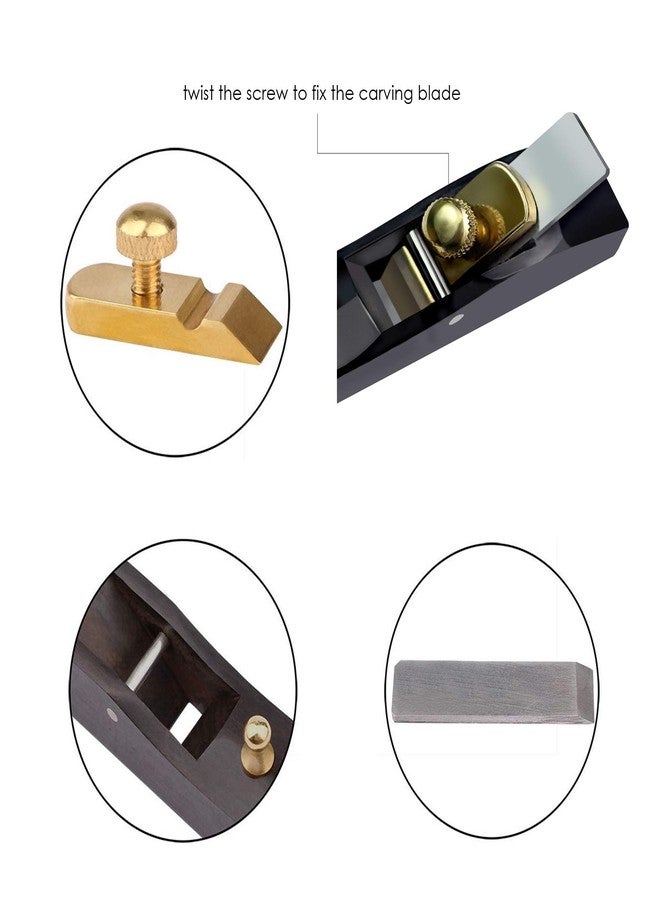 YOGEON Mini Wood Planer,Block Hand Plane,Wood plane, Woodcraft Hand Tool, Perfect for Woodworking, Trimming, Surface Smoothing - Image 3