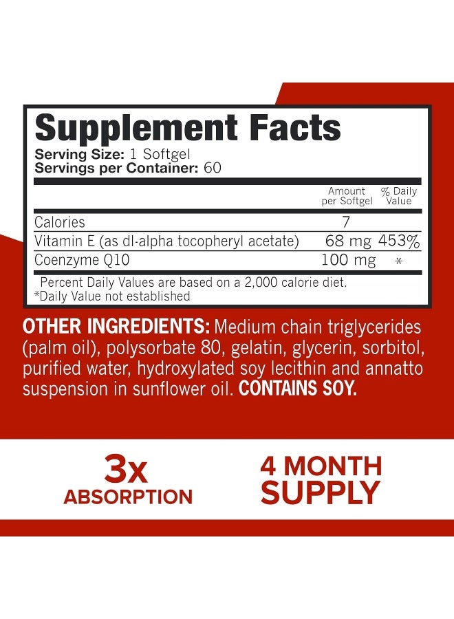 Qunol Ultra CoQ10 100mg 3X Better Absorption - Image 3