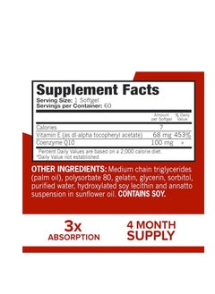 Qunol Ultra CoQ10 100MG 120 Count  - Image 2