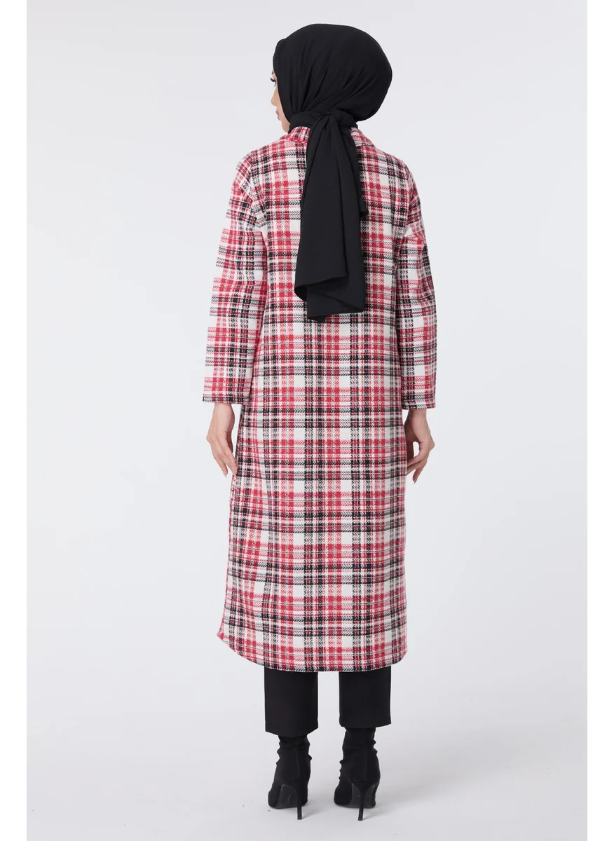 Tofisa 13034-RED Trench Coat
