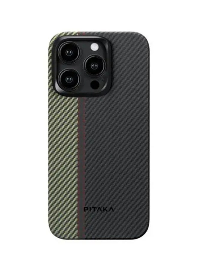 PITAKA - iPhone 15Pro Max Case Fusion Weaving MagEZ 600D Back Cover / No Signal Interference / Wireless Charging Friendly / Camera Protection - Overture - Image 1