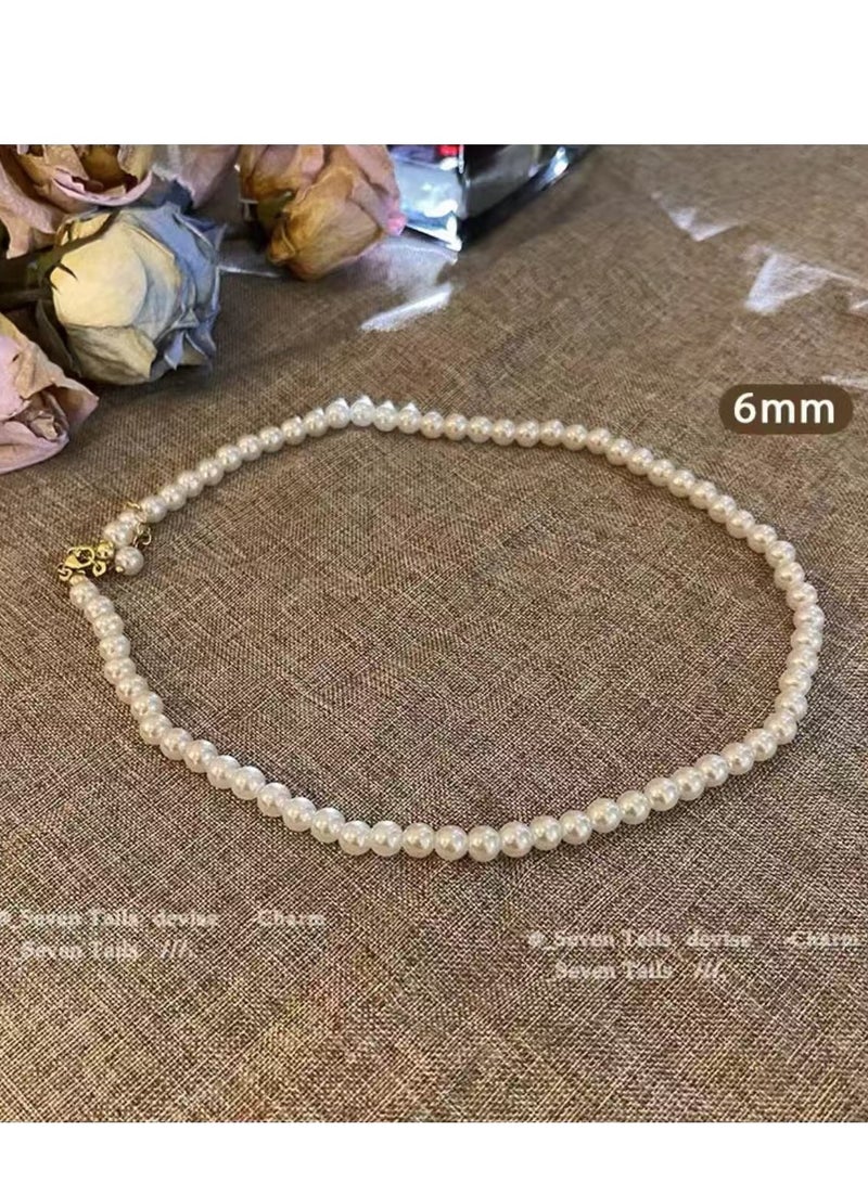 Pearl necklace, noble and luxurious, a gift for a girlfriend, a gift for a mother - Image 2