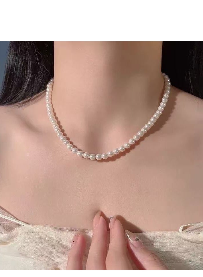 Pearl necklace, noble and luxurious, a gift for a girlfriend, a gift for a mother - Image 3
