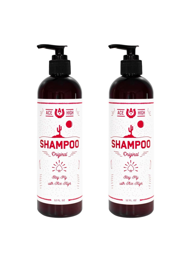 ace high - ace high Shampoo 2Pack Super Cleansing and NonDrying Promotes Scalp Health Small Batch Sulfate Free12oz - Image 1