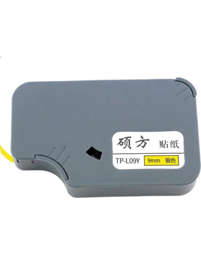 Shuofang Line Numbering Machine Sticker, 9Mm Yellow Adhesive Tape, Tp60I Tp66I Printer, Coding Machine, Typewriter Ribbon, Sticker Tp-L09Y - Image 1