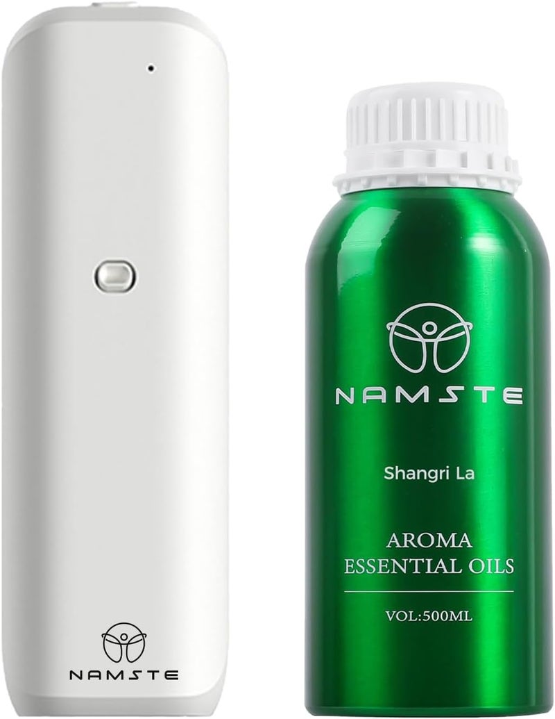NAMSTE Scented Aroma Diffusers, Contains 500ml Shangri-La Diffuser Oil, Plug In Scent Aroma Devices Bluetooth APP Control Essential Oil Diffuser for Home, Office, Hotle - Image 1