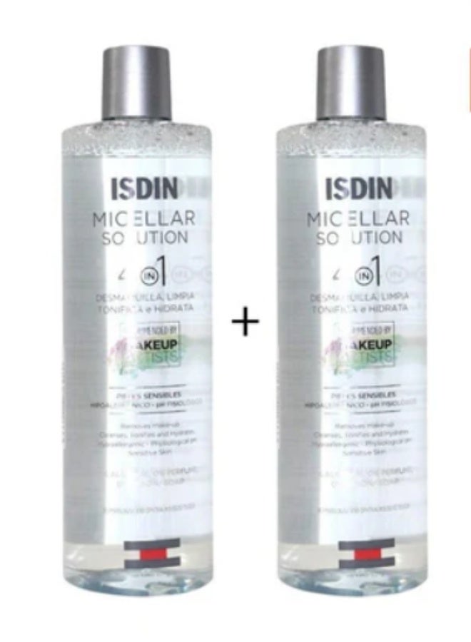 ISDIN MICELLAR SOLUTION 400ML 1+1 PROMO