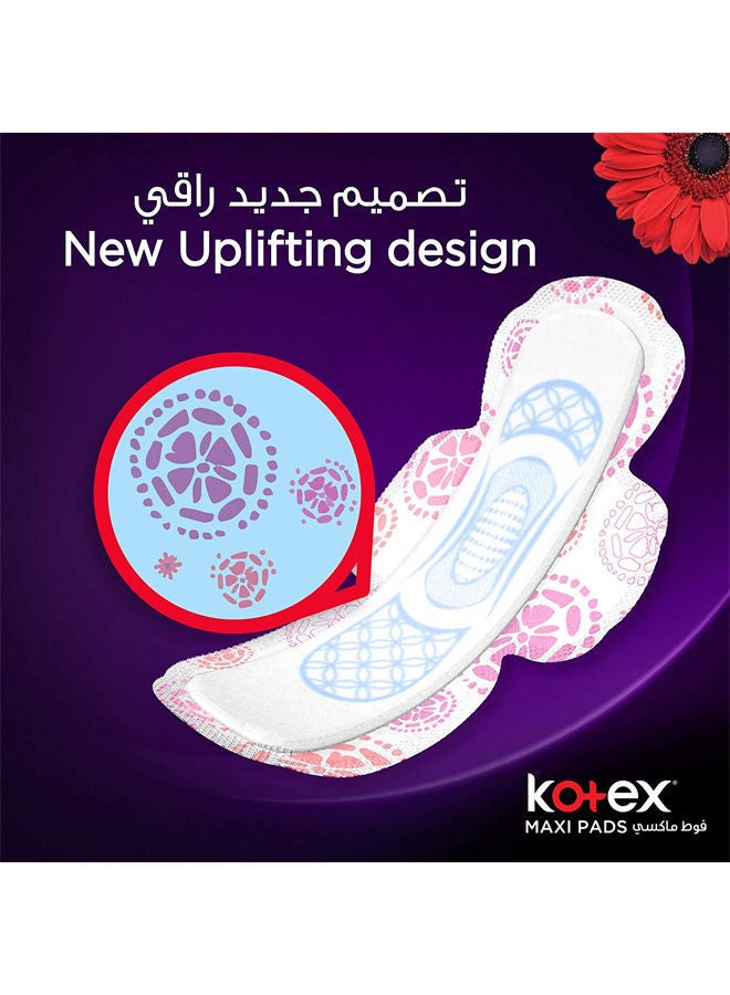 Kotex Anti-Leak Maxi Thick Pads with Wings - Normal 60 Pads - Image 3