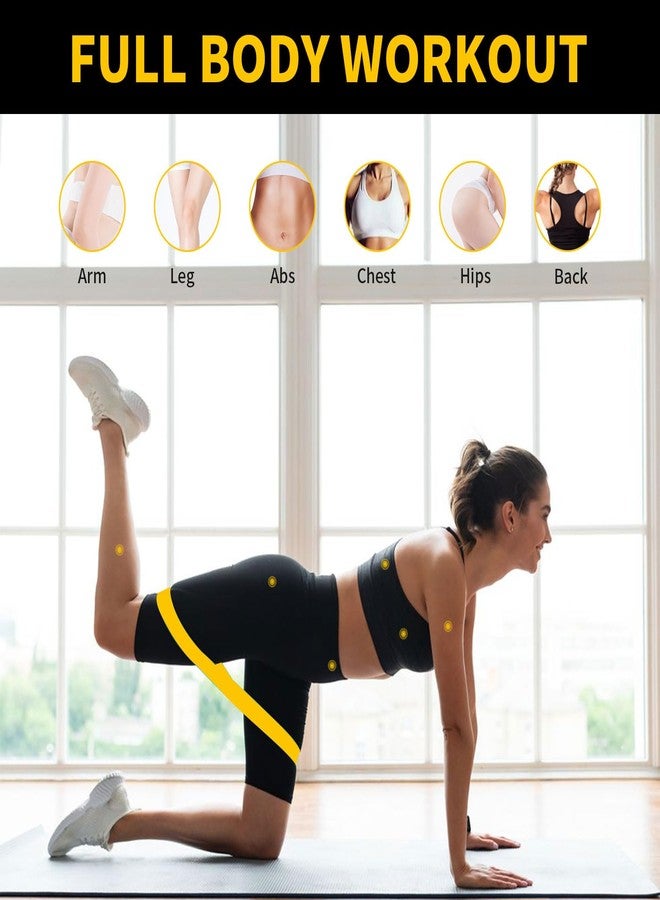 KANGFITER Resistance Bands for Working Out, Pull Up Bands for Men Women, Thick Heavy Resistance Band Set with Door Anchor, Elastic Exercise Bands for Body Stretching, Physical Therapy, Home Workouts - Image 5