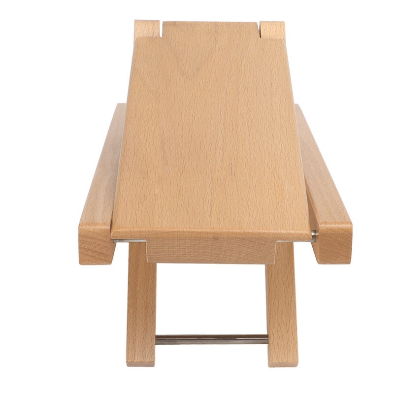 PUNK Guitar Foot Rest Sturdy Wood Elegant Style 3 Adjustable Height Foldable Guitar Foot Stool for Guitar Player Performance Beech - Image 5