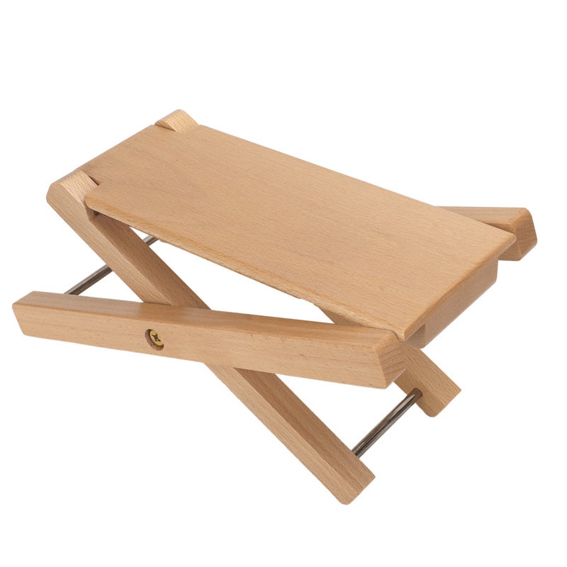 PUNK Guitar Foot Rest Sturdy Wood Elegant Style 3 Adjustable Height Foldable Guitar Foot Stool for Guitar Player Performance Beech - Image 4
