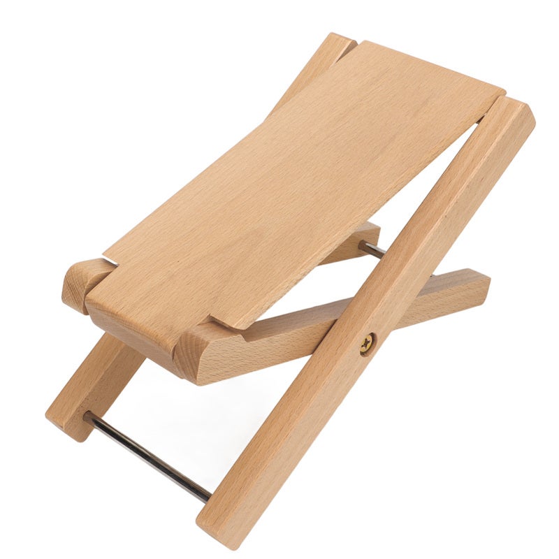 PUNK Guitar Foot Rest Sturdy Wood Elegant Style 3 Adjustable Height Foldable Guitar Foot Stool for Guitar Player Performance Beech - Image 3