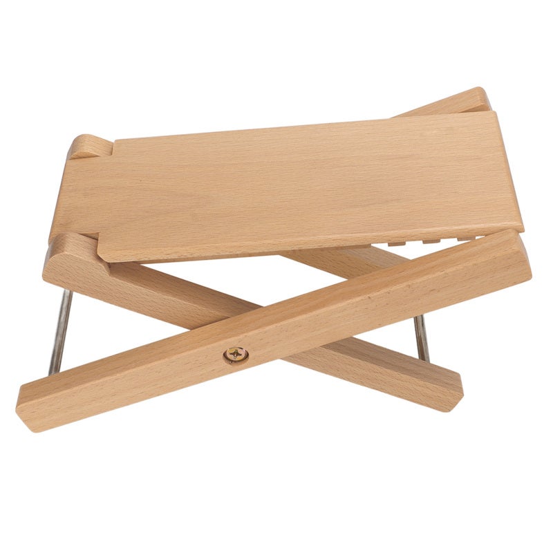 PUNK Guitar Foot Rest Sturdy Wood Elegant Style 3 Adjustable Height Foldable Guitar Foot Stool for Guitar Player Performance Beech - Image 2