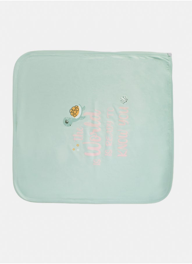 Junior Baby Girls Printed Blanket  - Image 2