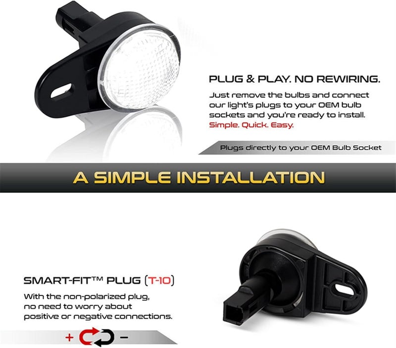 Wivplex LED Interior Courtesy Footwell Lights - Image 5