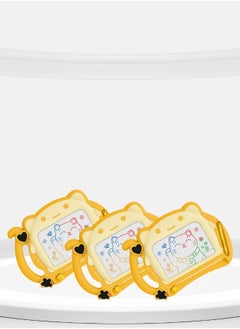 HaveDream Children's Magnetic Drawing Board Toys, Baby Erasable Color Graffiti Writing Board - Yellow  - Image 3