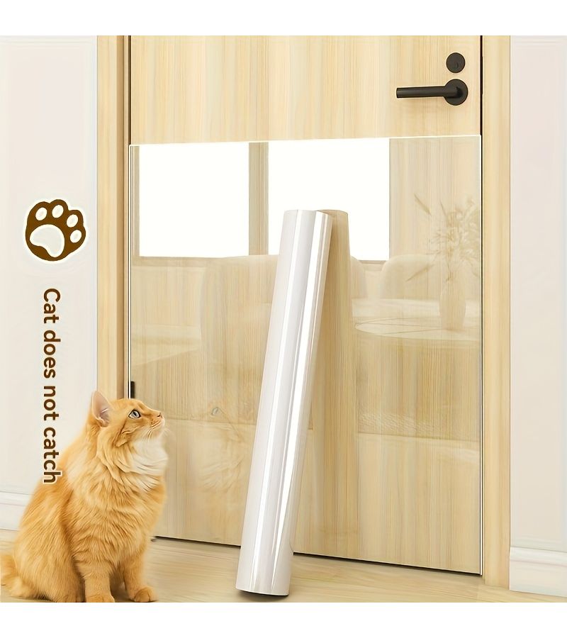 Transparent Scratch Resistant PVC Furniture Protector 23 62x118 11 Inch Self Adhesive - Image 4