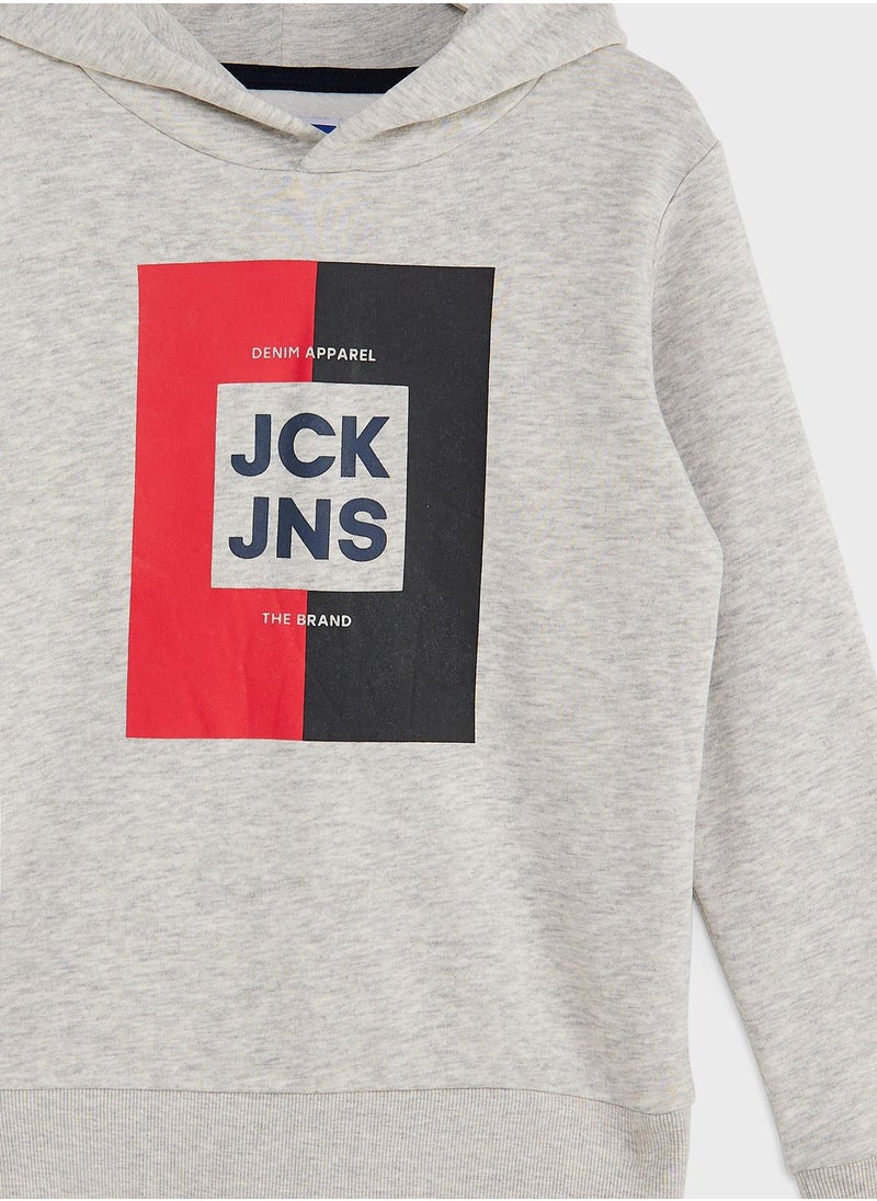 Jack & Jones Junior - Youth Graphic Hoodie - Image 1