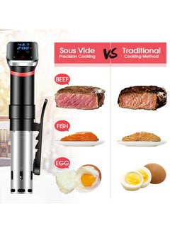 oem Sous Vide Precision Cooker Immersion Circulator 1100W Water Sous Vide Device with Accurate Temperature and Time Control Sous Vide Cookbook Included  - Image 4