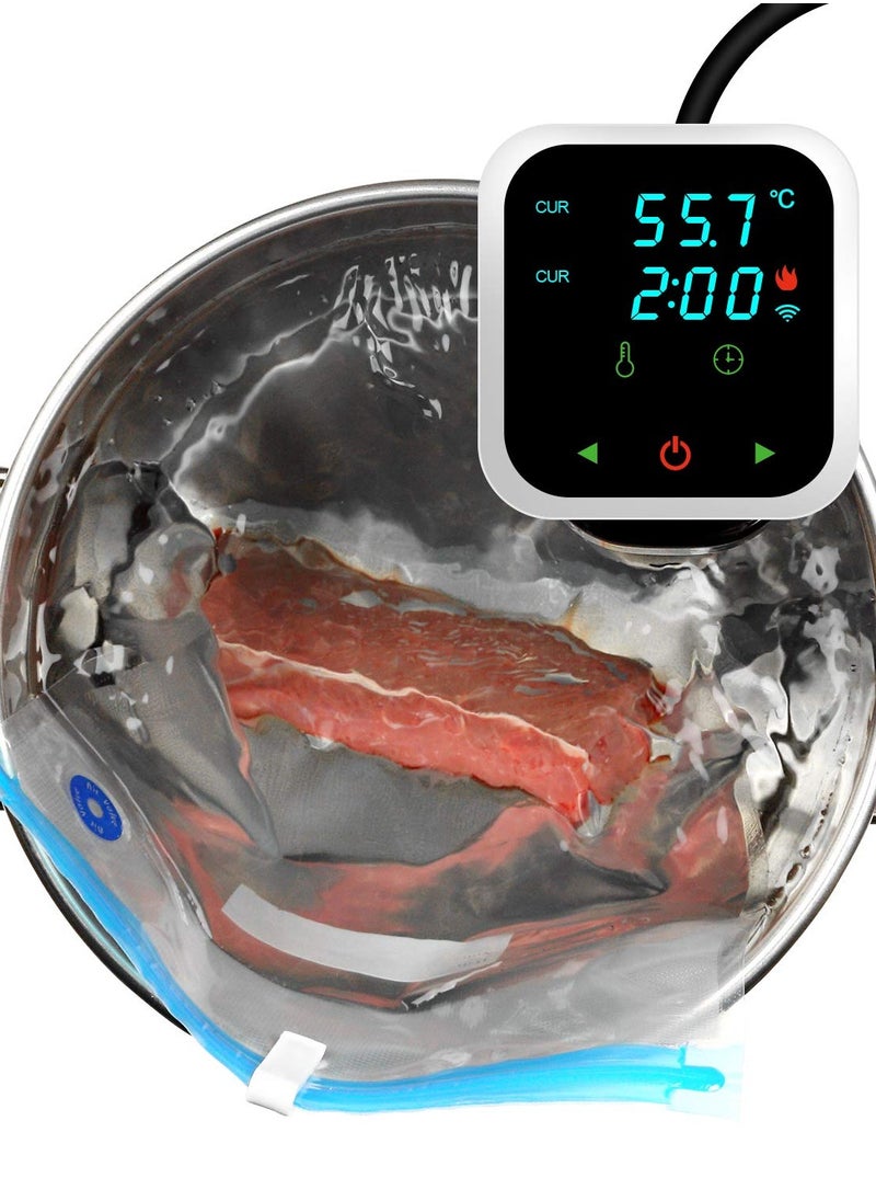 oem - Sous Vide Precision Cooker Immersion Circulator 1100W Water Sous Vide Device with Accurate Temperature and Time Control Sous Vide Cookbook Included - Image 1