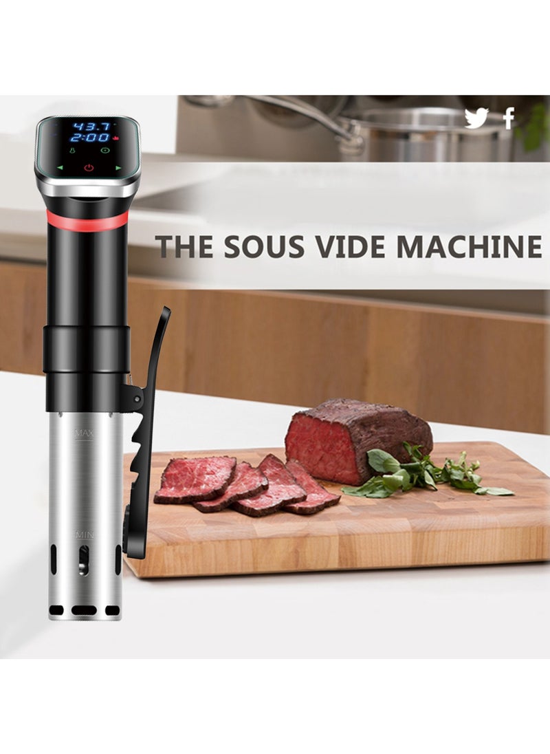oem - Sous Vide Precision Cooker Immersion Circulator 1100W Water Sous Vide Device with Accurate Temperature and Time Control Sous Vide Cookbook Included - Image 1